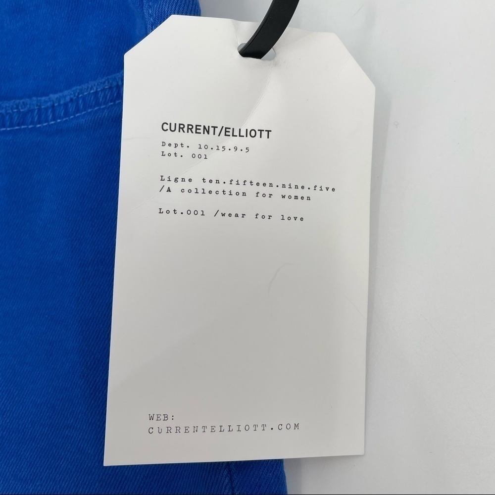 NEW! The Boyfriend Short in Blue with Raw Hem - Picture 14 of 15